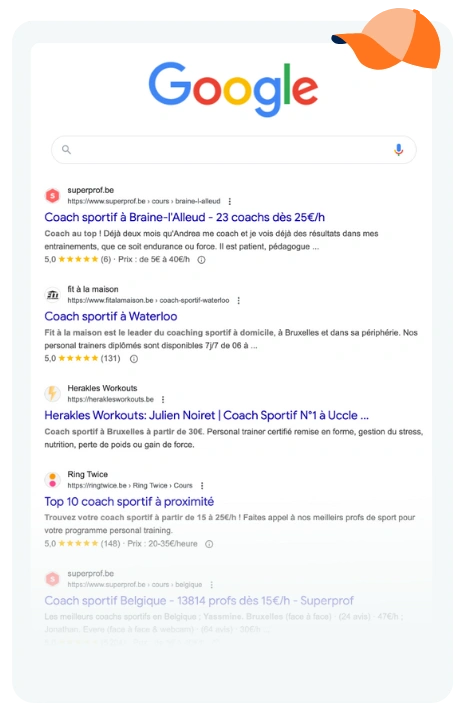 Référencement dans le service - Media Fast